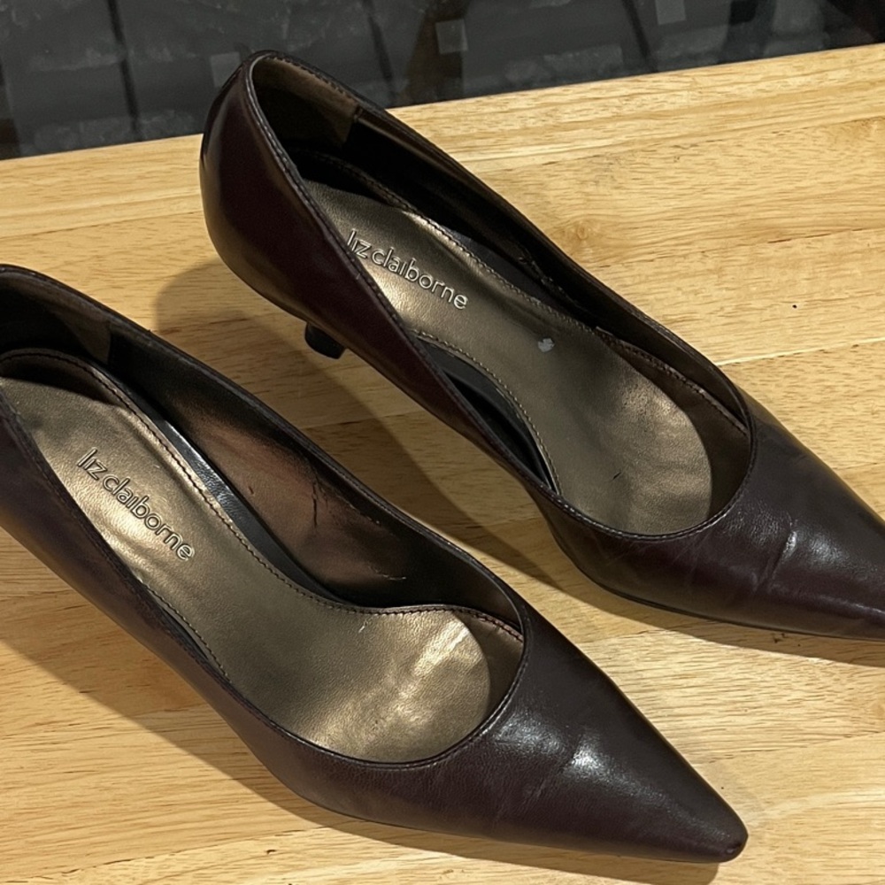 Liz Claiborne Dark Brown Heels